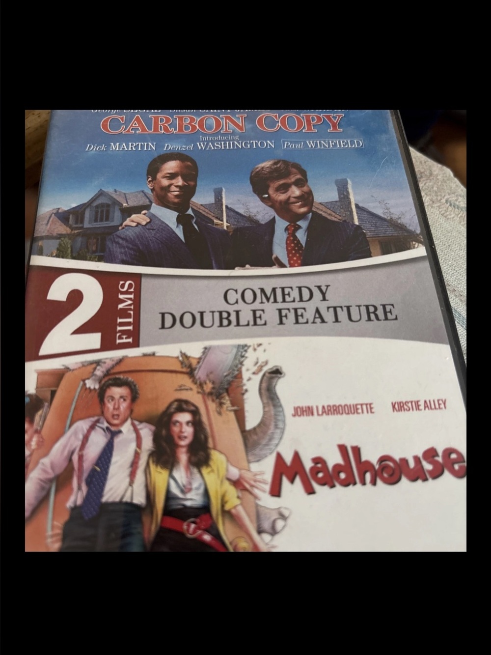 Carbon Copy & Madhouse Comedy Double Feature DVD - White/Blue